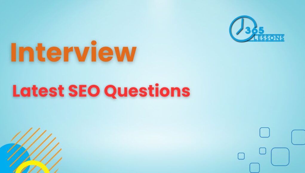 SEO interview