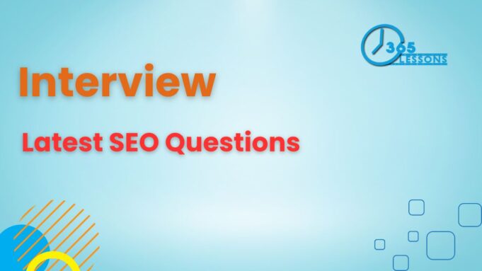 SEO Interview Questions and Answers 2023 SEO interview