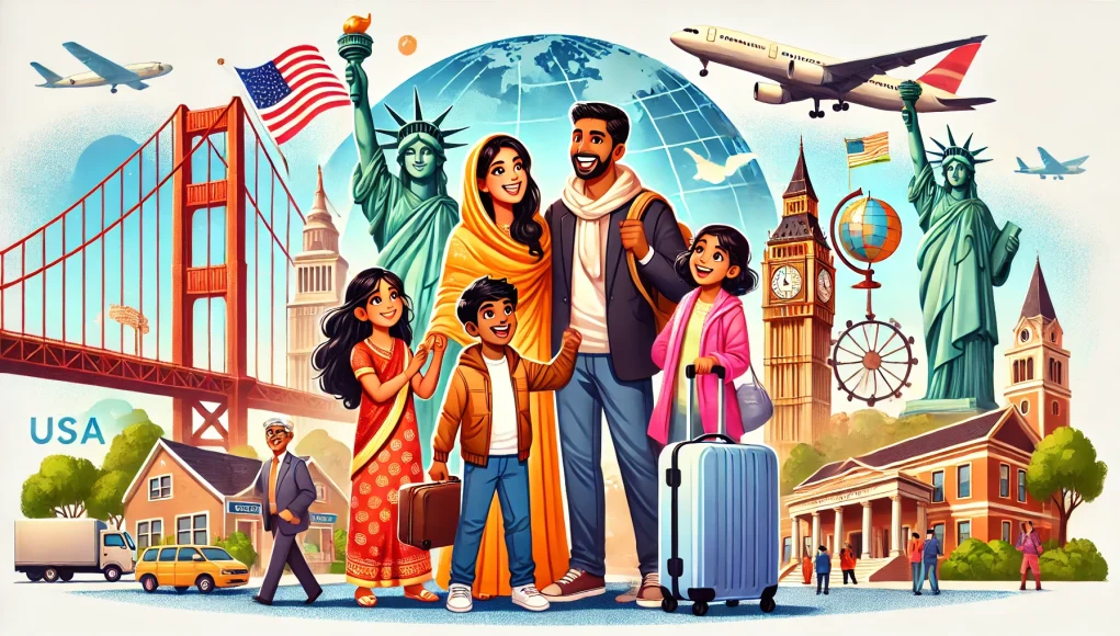 Settle in USA from India