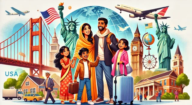 How to Settle in USA from India Settle in USA from India