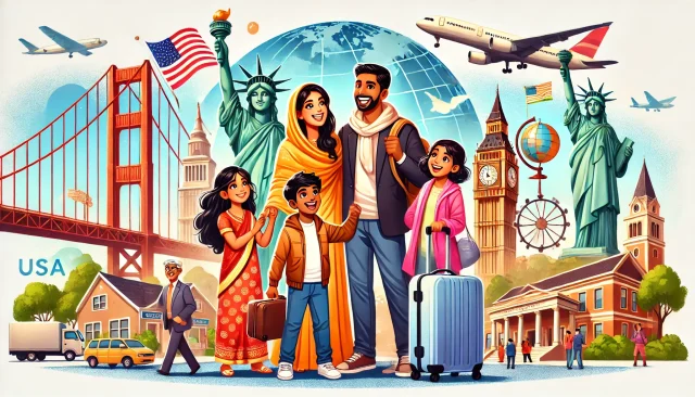 How to Settle in USA from India Settle in USA from India