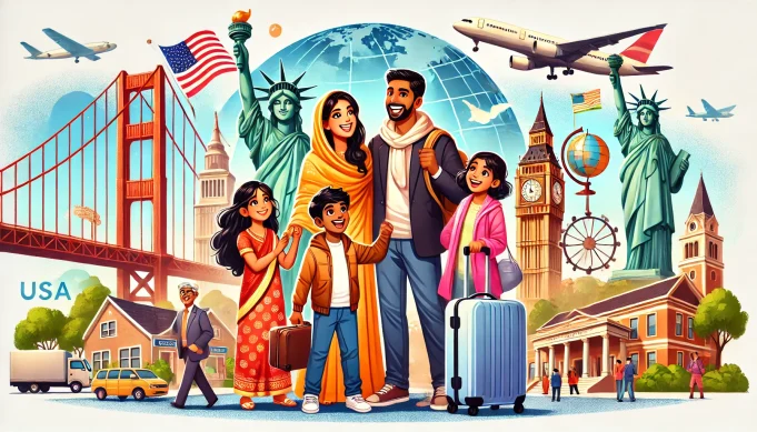 How to Settle in USA from India Settle in USA from India